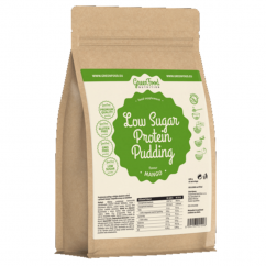 GreenFood Low Sugar Proteinový puding 400g - kakao