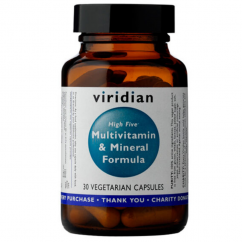 Viridian High Five Multivitamin & Mineral Formula - 30 kapslí