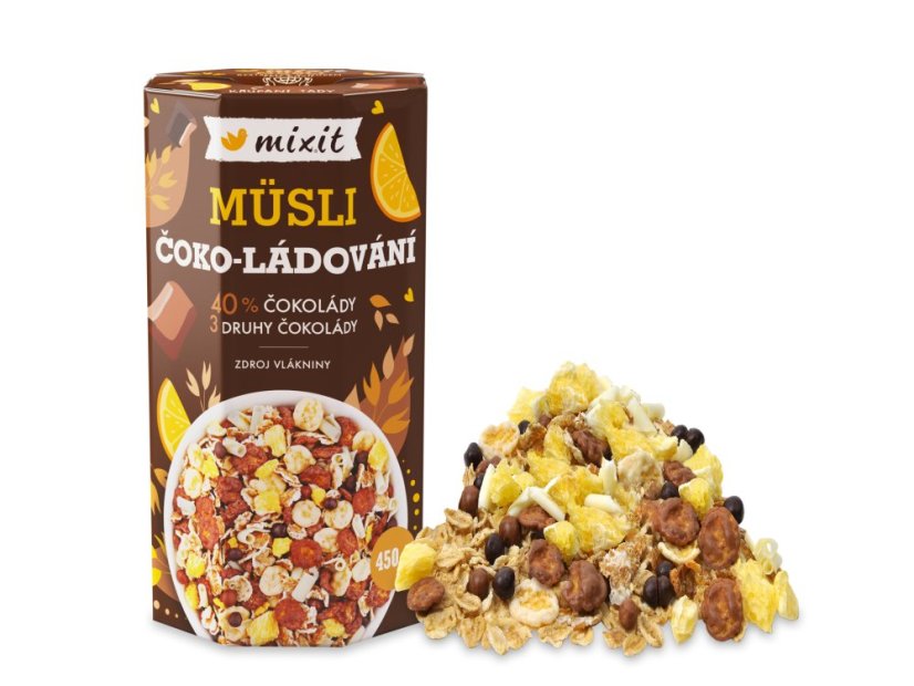 MÜSLI 450g čoko-ládování [MIXIT]