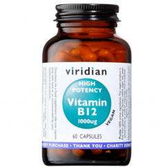 Viridian High Potency Vitamin B12 1000ug - 60 kapslí