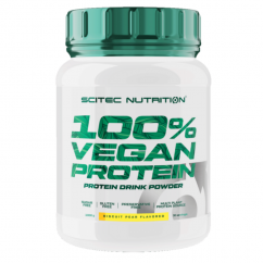 Scitec 100% Vegan Protein 1000g - sušenka s hruškou