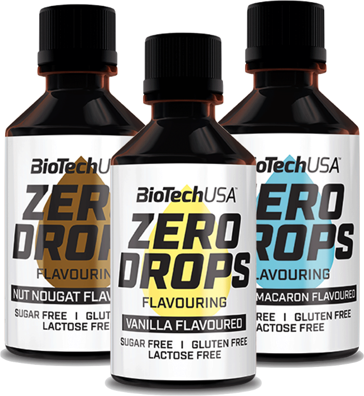 BiotechUSA Zero Drops 50ml Jahoda