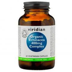 Viridian Echinacea Complex 400mg Organic - 60 kapslí