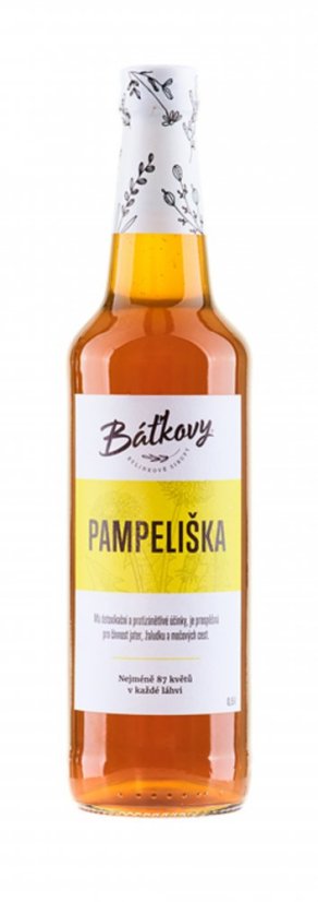 Báťkovy sirupy Pampeliškový sirup 500 ml