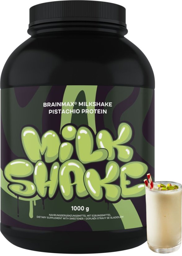 BrainMax® Milkshake Protein, 1000 g - Příchuť: Borůvkový cheesecake BrainMax® Milkshake Protein, 1000 g - Příchuť: Borůvkový cheesecake