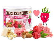 Mixit crunchies - Malinové čokohrudky s mandlemi 140 g