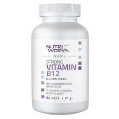 NutriWorks Strong Vitamin B12 - 90 kapslí
