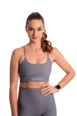 BrainMax®  dámská sportovní podprsenka, šedá