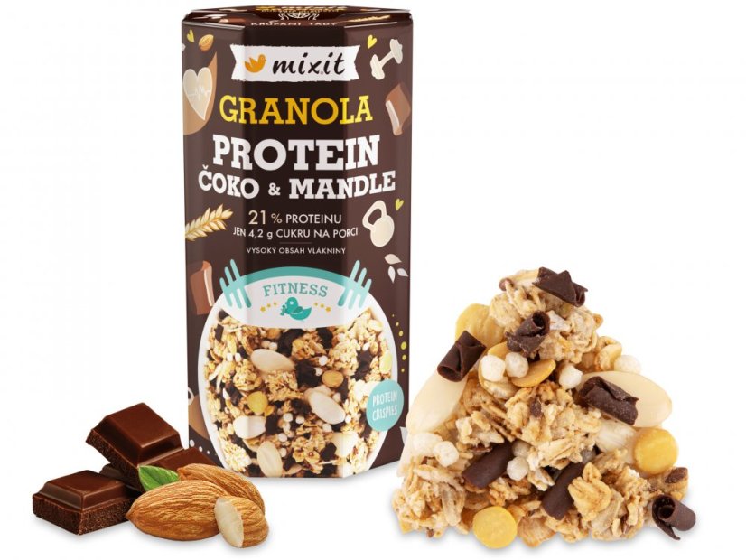 Mixit Proteinová granola 450g čoko & mandle