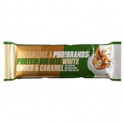 ProBrands Big Bite Protein Bar 45g - bílá čokoláda, karamel