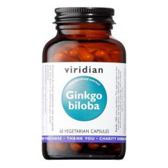 Viridian Ginkgo Biloba - 60 kapslí