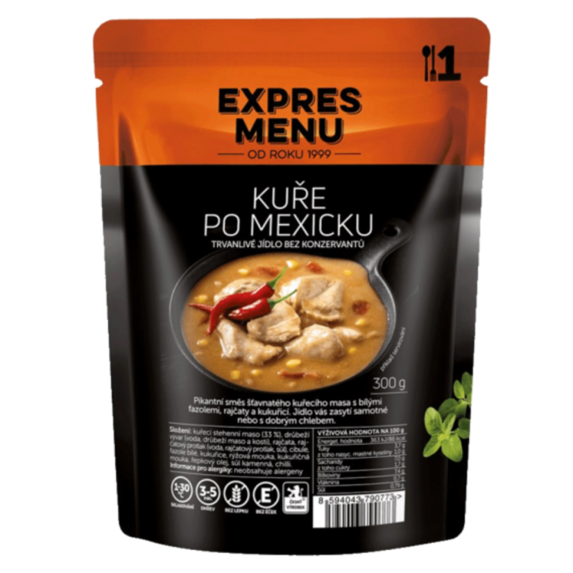 Expres menu Kuře po mexicku