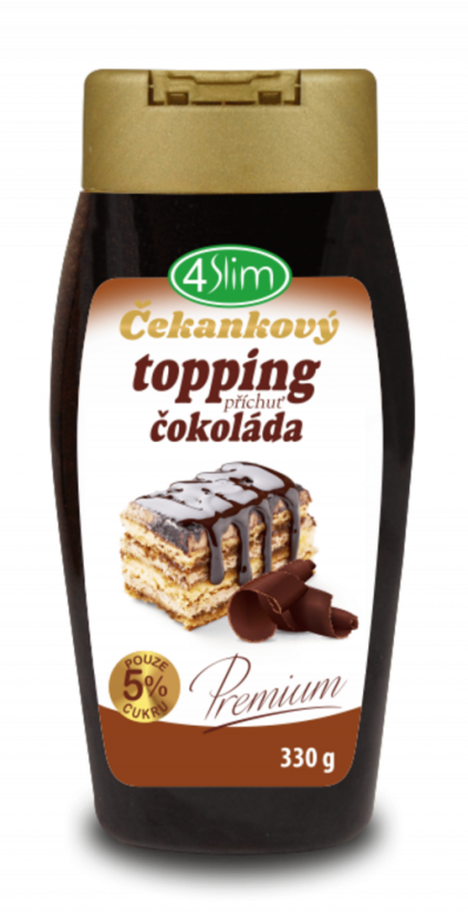 4Slim Čekankový topping čokoláda 330 g