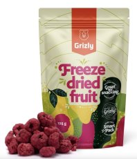 GRIZLY Maliny lyofilizované XXL 125 g