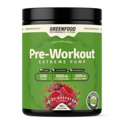 GreenFood Performance Pre-Workout 495g - malina