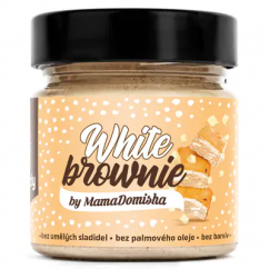 WHITE BROWNIE 250g Lískooříškový krém [MAMA DOMISHA]