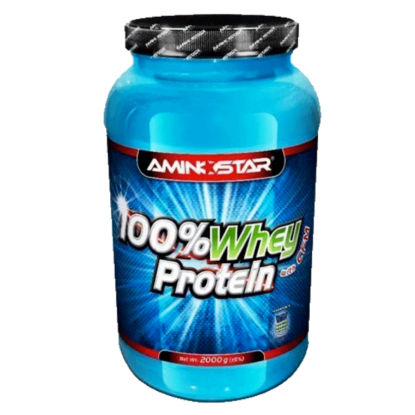 Aminostar 100% Whey Protein CFM 2000g - čokoláda