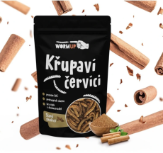 WormUp Křupaví červíci se slanou skořicí 20g
