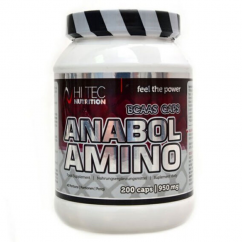 HiTec Anabol Amino BCAA S - 200 kapslí