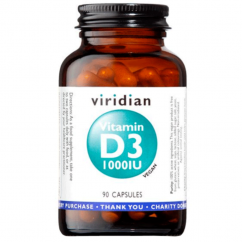 Viridian Vitamin D3 1000IU - 90 kapslí