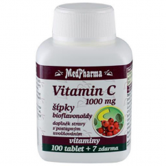 MedPharma Vitamin C 1000mg s šípky - 107 tablet