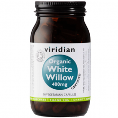Viridian White Willow Bark 400mg organic - 90 kapslí