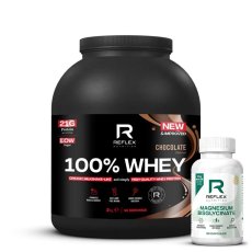Reflex 100% Whey Protein 2kg + Albion Magnesium 90cps