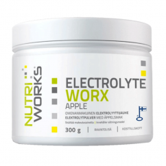 NutriWorks Electrolyte Worx 300g - zelené jablko