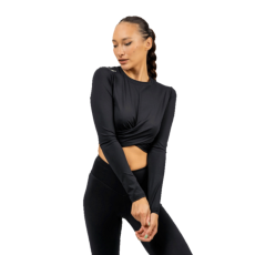 Nebbia Crop top s dlouhým rukávem ELEVATED 468