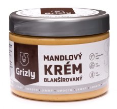 GRIZLY Mandlový krém bílý křupavý 100 % 500 g