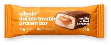 Vilgain Double Trouble Protein Bar Vanilka slaný karamel 55 g