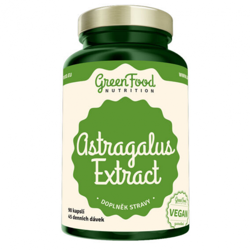GreenFood Astragalus Extract - 90 kapslí