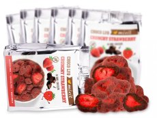 Křupavé ovoce do kapsy 60g jahody v čokoládě [MIXIT]