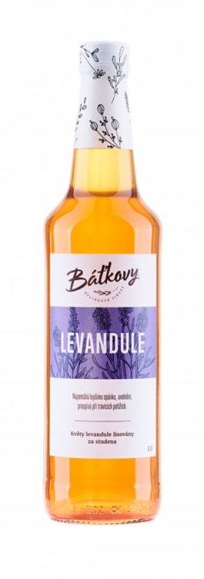 Báťkovy sirupy Levandulový sirup 500 ml
