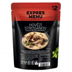 Expres menu Hovězí Stroganov (2 porce) - 600g