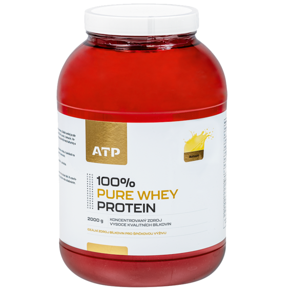 ATP 100% Pure Whey Protein - Velikost balení: 2000 Gramů, Příchuť: Čokoláda ATP 100% Pure Whey Protein - Velikost balení: 2000 Gramů, Příchuť: Čokoláda