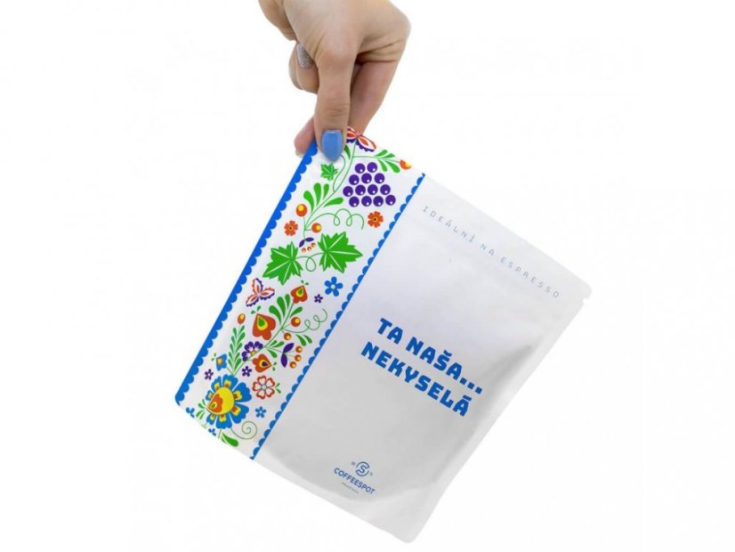 Coffeespot TA NAŠA nekyselá, Espresso směs 250g