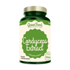 GreenFood Cordyceps extract - 90 kapslí