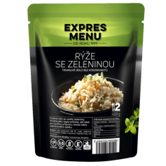 Expres menu Dušená rýže se zeleninou (2 porce) - 400g